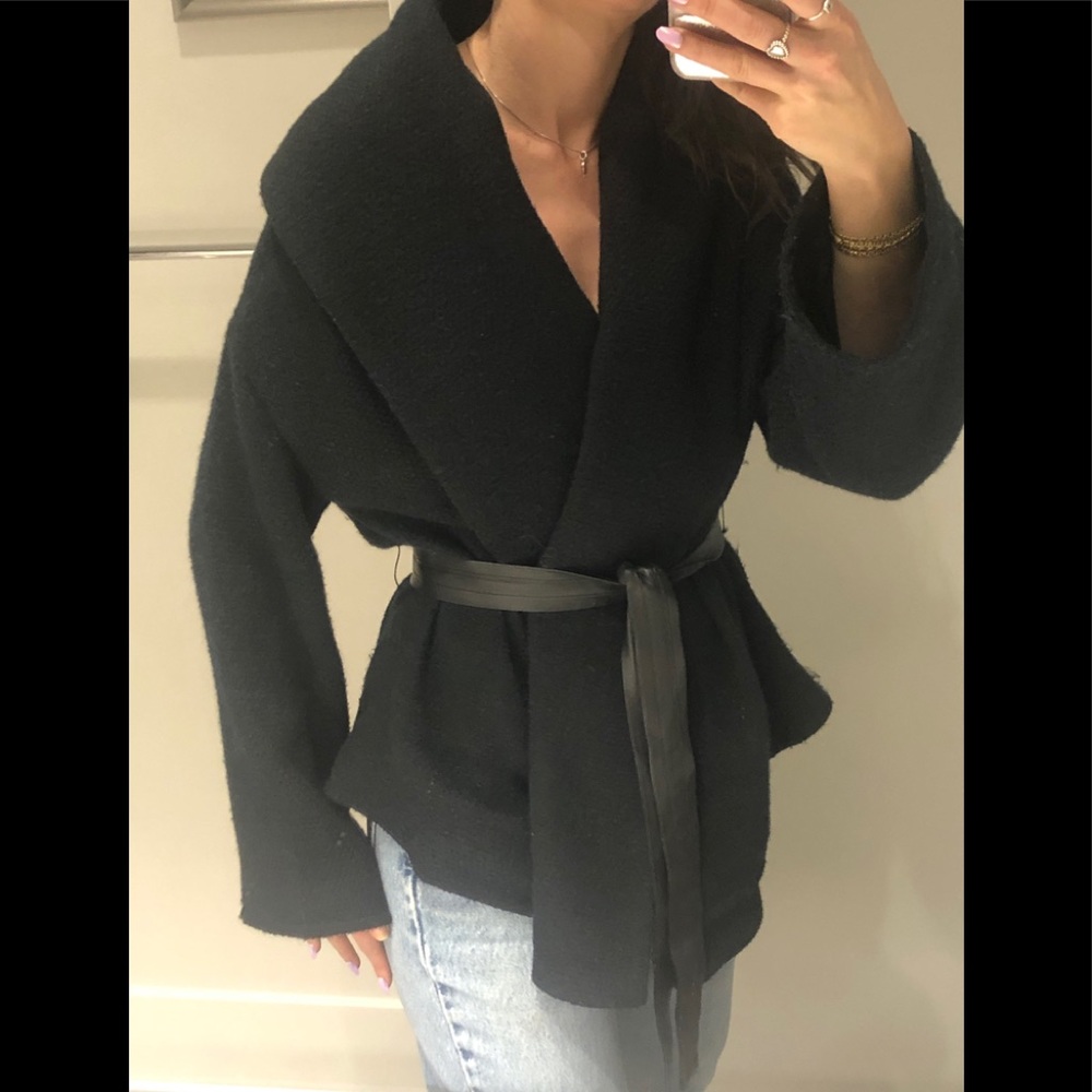 Gorgeous Dolman Sleeved Dark Teal Coat